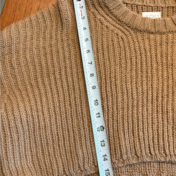 Alpalca wool cropped sweater - Picture 5 of 8